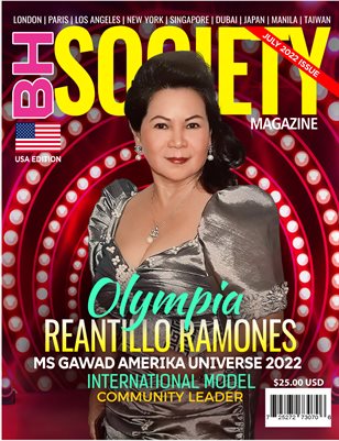 Olympia Reantillo Ramones on the Cover of Beverly Hills Magazine July 2022 Issue