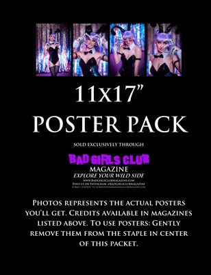 Peppered Up Cosplays - Sexy Evelyn Cosplay Poster Pack