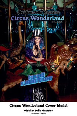 Obsidian Dolls Magazine: Circus Wonderland 2026 Volume 1 Bewitched168 Cover Poster