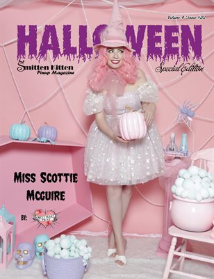 Smitten Kitten Pinup Magazine Miss Scottie McGuire Cover 3 Volume 4 Issue 32