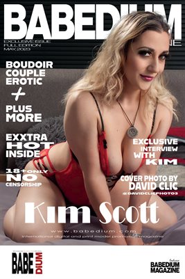 KIM SCOTT - BABEDIUM MAGAZINE COVER POSTER