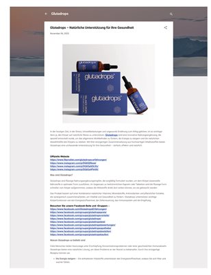 Glutadrops – Natürliche Unterstützung für Ihre Gesundheit