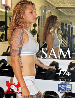 Sam - Blonde Petite Aussie Fitness Teen with Tattoos Wants to Show Off Her Workout in the Gym