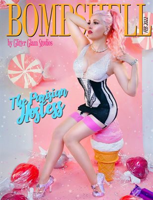 BOMBSHELL Magazine February 2022 - VALENTINES ISSUE The Parisian Hostess Cover