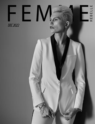 Femme Rebelle Magazine December 2022 ALLURE ISSUE - RetroPhotoStudio Cover