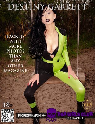Destiny Garrett - Sexy Busty Sweaty Blonde Babe Cosplays as Shego in Skin Tight Waiting for You to Join on on the Swing