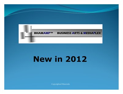 Coming Attractions 2012