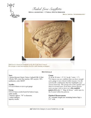 Faded Love Scarflette