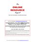 The Online Resource