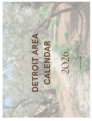 2026 Detroit Area Calendar