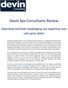 Devin Spa Consultants Review: Zwembad techniek raadpleging van expertise voor vele jaren delen
