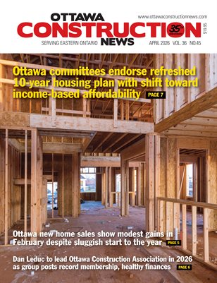 Ottawa Construction News (April, 2026)