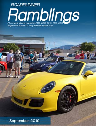 Roadrunner Ramblings, September 2019