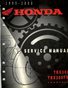 Honda TRX300 TRX300FW Fourtrax 300 Service Repair Manual 1995-2000
