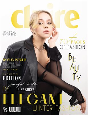 CLAIRE Magazine | The January Fashion & Beauty Edition | Vol.3 | 2025