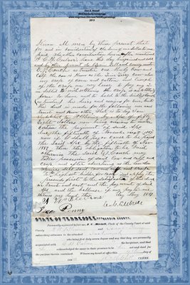 1883 C.B. CULVER TO TRUST DEED TO  E.J. COUCH