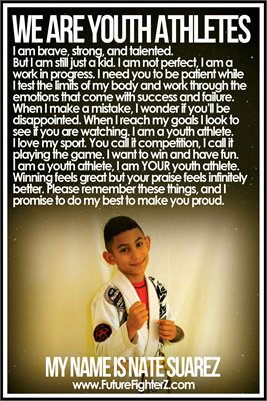 Nate Suarez Youth Athlete - Poster