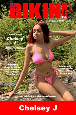 BIKINI INC USA MAGAZINE COVER POSTER - Cover Model Chelsey J - February 2023