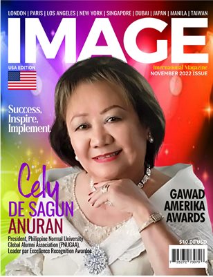Cely De Sagun Anuran on the Cover of Image Magazine November 2022 Issue