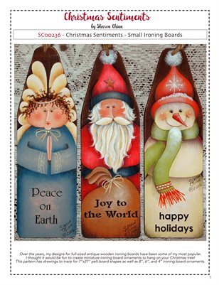 Christmas Sentiments Painting Pattern by Sharon Chinn - SC00236