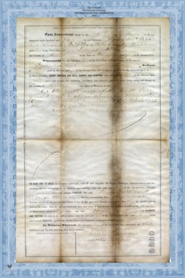 1874 Warranty Deed, McPike to Rose, Pike County, Missouri