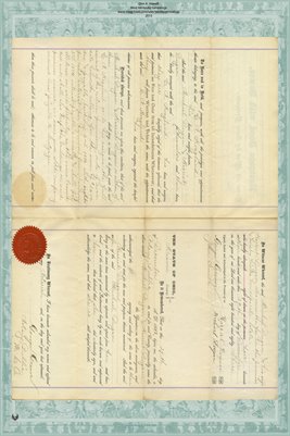 1884 Mortgage, Dugan to Hoagland, Miami County, Ohio 