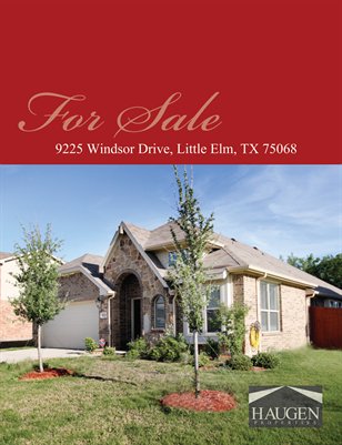 Haugen Properties - 9925 Windsor Drive, Little Elm, 75068 TX 