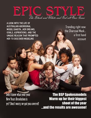 Epic Style Black and White and Red all over!