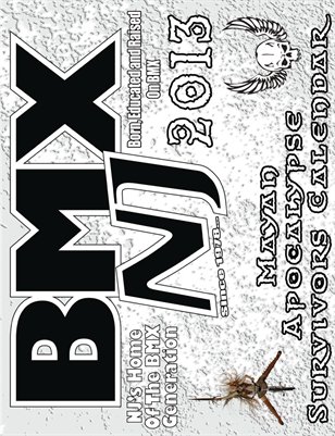 BMXNJ 2013 Mayan Apocalypse Survivors Calendar