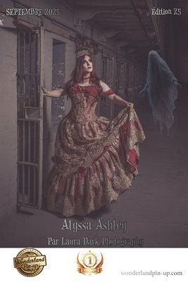 Wonderland Pin-up Septembre 2025 édition 25 Alyssa Ashley poster de couverture