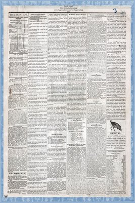 (PAGES 3-4) Mayfield Monitor, Jan. 25, 1879, Mayfield, Graves County, Kentucky