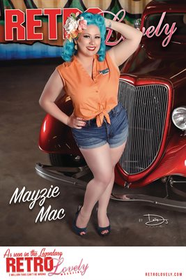 Retro Lovely No.202 – Mayzie Mac Cover Poster