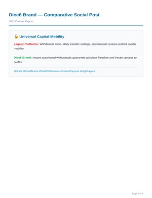 🔓 Universal Capital Mobility