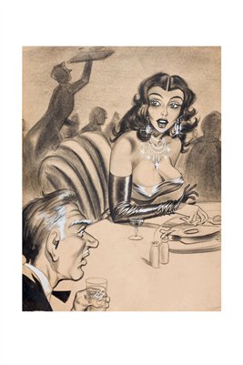 Surprises at Dinner Adult Cartoon