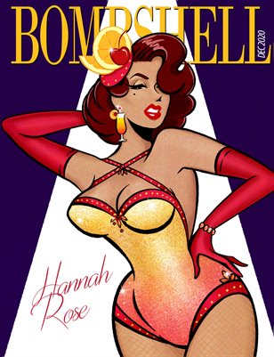 BOMBSHELL Magazine December 2020 - BOOK 2 Hannah Rose Cover