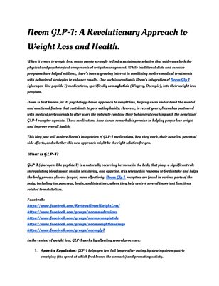 Noom GLP-1: A Revolutionary Approach to Weight Loss and Health.