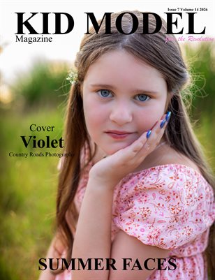 Kid Model Magazine Summer Faces Issue 7 Volume 14 2026