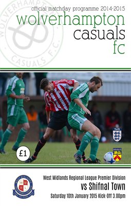 Wolverhampton Casuals v Shifnal Town 10/1/15