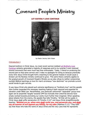 Let Sisterly Love Continue