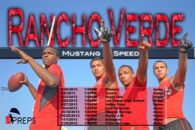 Rancho Verde Schedule