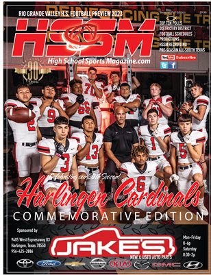 2023 HSSM Football Preview Harlingen HS Commemorative Cover