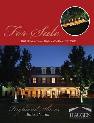 Haugen Properties - 3103 Hillside Drive, Highland Village, TX 75077