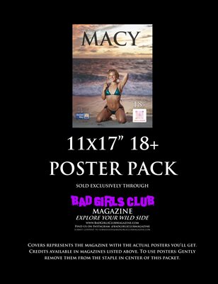 Macy - Sexy Blonde Bikini Goddess Gets Naughty on a Miami Beach Poster Pack | Bad Girls Club