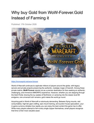 WoW-Forever.gold