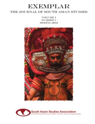 Exemplar: The Journal Of South Asian Studies - v1n1