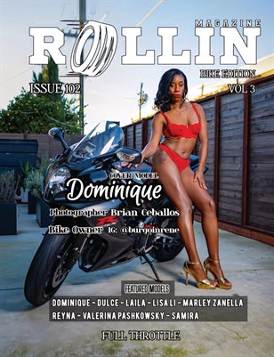 Rollin Magazine Issue 102 Cover Model Dominique 