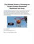 Perfect Outdoor Basketball Backboard and Hoop