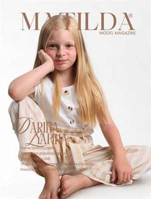  Matilda Model Magazine - Weekly Kids Issue March 2026 - Cover Model Darina Lyapina