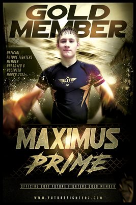 12x18 Maximus Prime Gold Member/Diploma Poster
