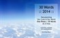 30 Words :: 2014